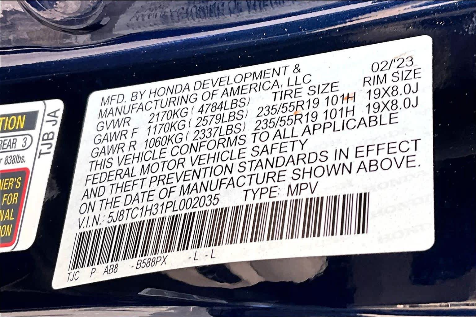 Certified 2023 Acura RDX FWD image 33