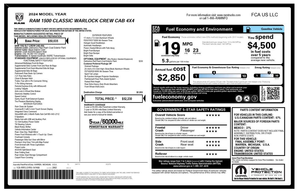 Used 2024 RAM 1500 Classic Warlock image 3