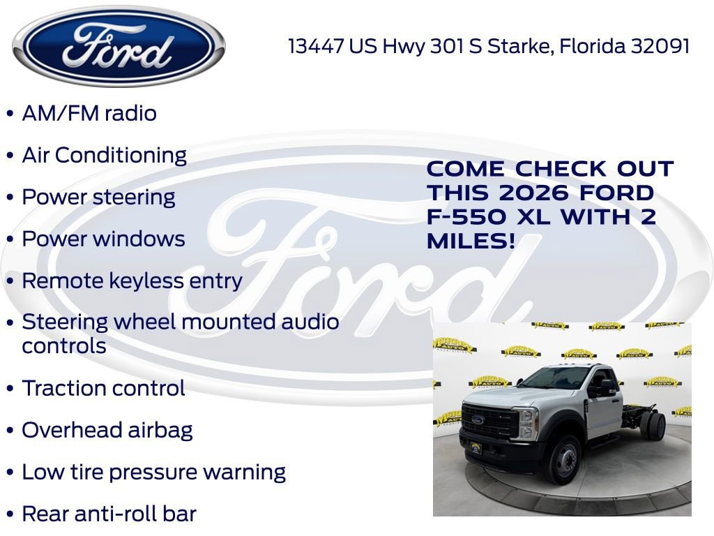 New 2026 Ford F550 4x4 Regular Cab Super Duty image 20