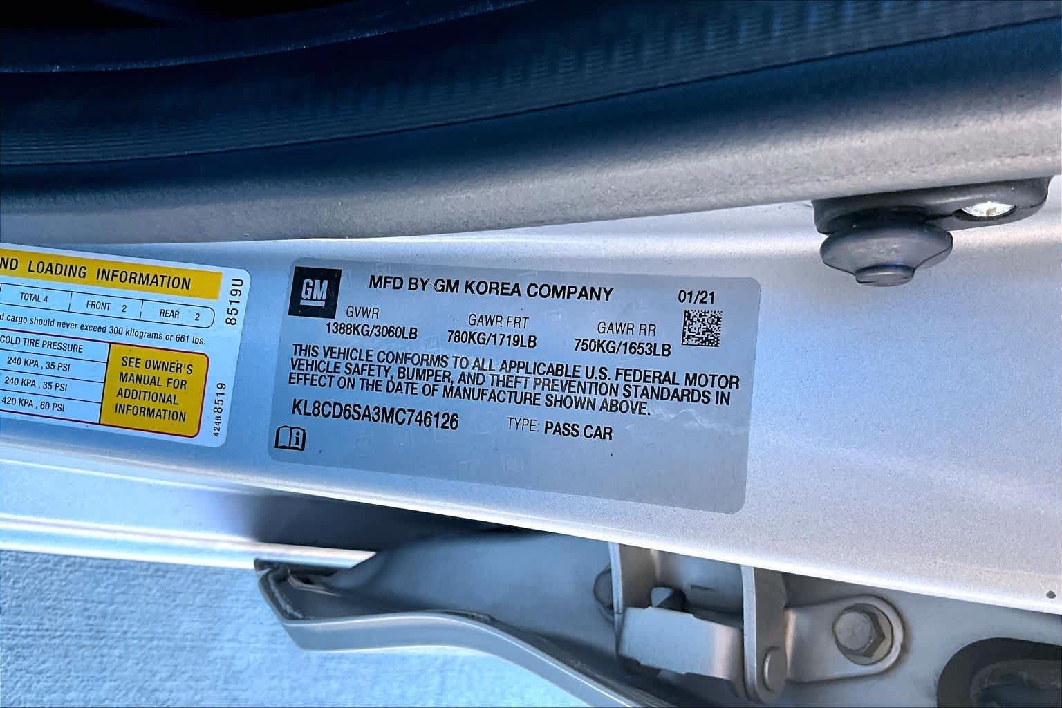 Used 2021 Chevrolet Spark LT FWD image 34
