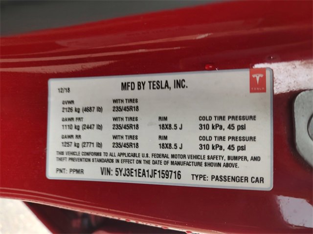 Used 2018 Tesla Model 3 Mid Range image 33