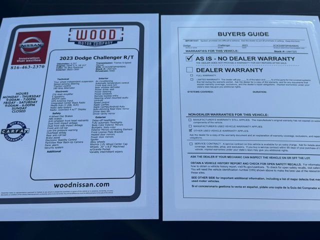 Used 2023 Dodge Challenger R/T w/ Cold Weather Group image 11