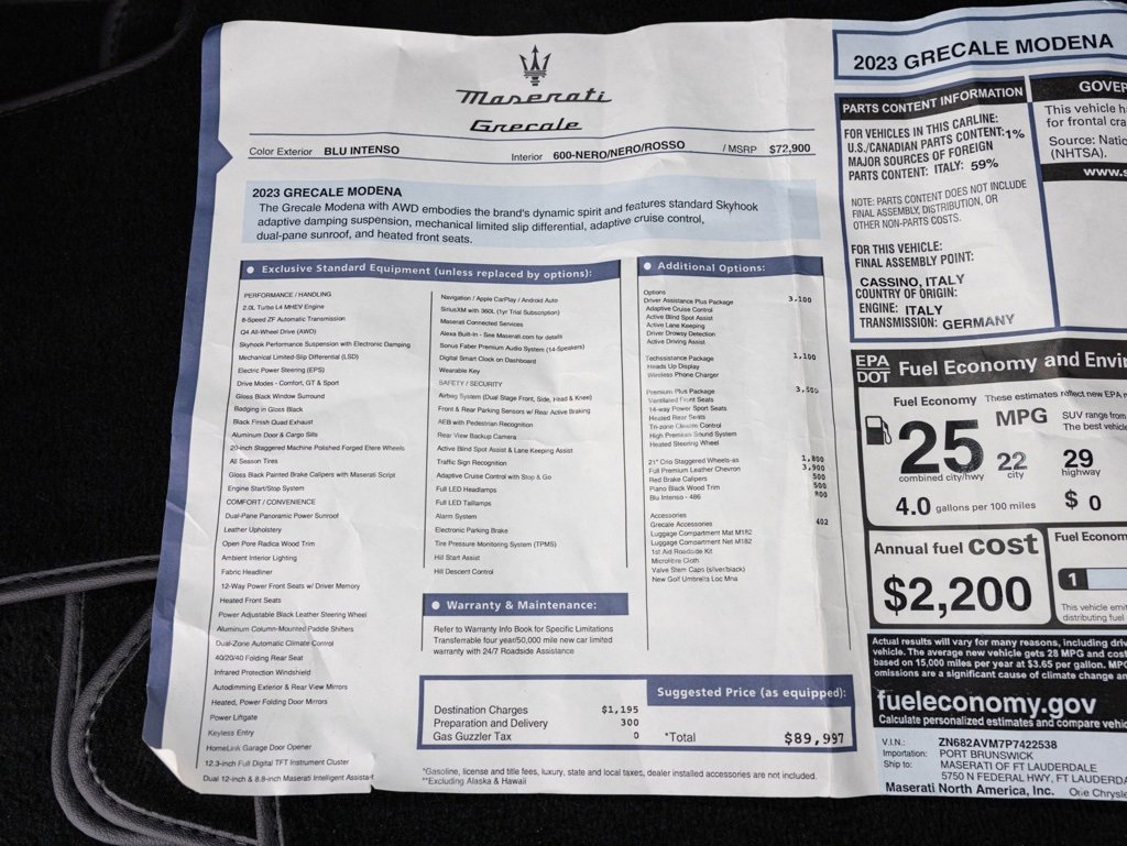 Used 2023 Maserati Grecale Modena image 53