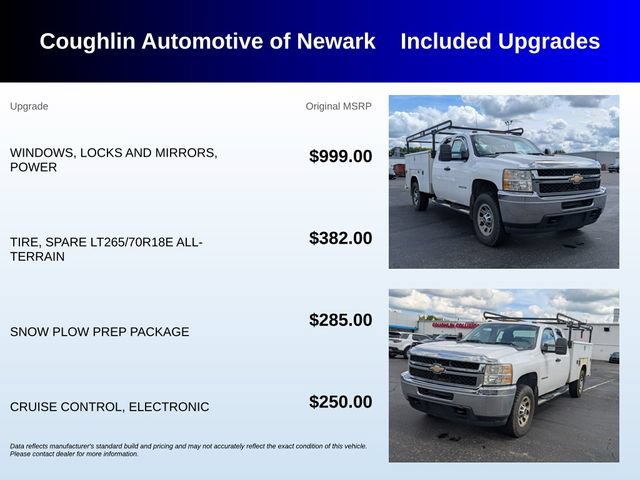 Used 2011 Chevrolet Silverado 3500 W/T w/ Snow Plow Prep Package AWD/4WD image 3