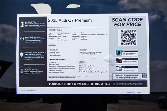 Certified 2025 Audi Q7 2.0T Premium Plus w/ Convenience Package AWD/4WD image 29