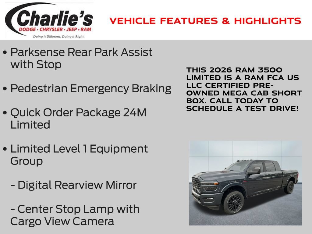 Used 2026 RAM 3500 Limited AWD/4WD image 13
