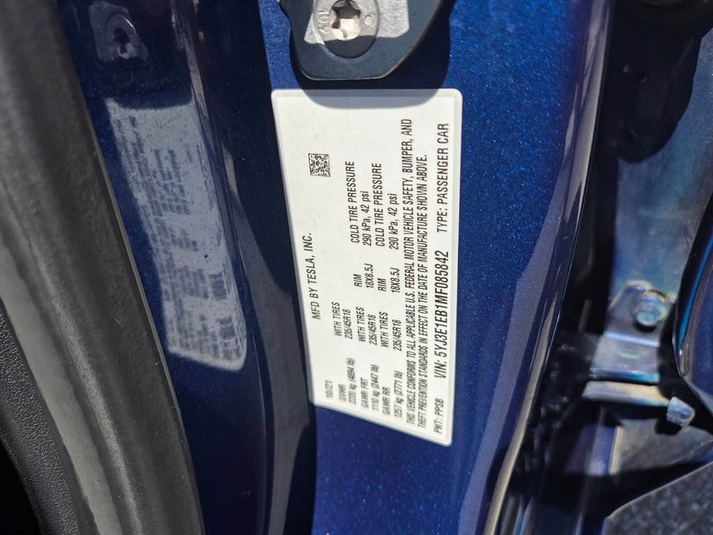 Used 2021 Tesla Model 3 Long Range AWD/4WD image 20
