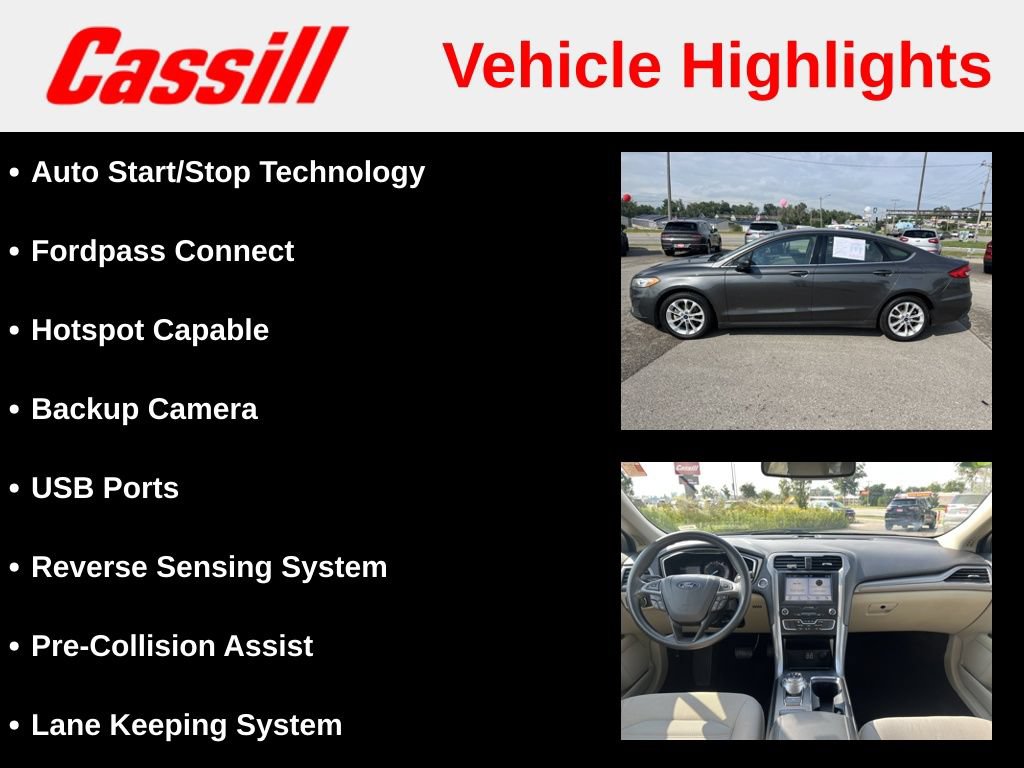 Used 2019 Ford Fusion SE FWD image 7