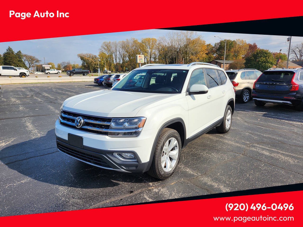 Used 2018 Volkswagen Atlas SEL AWD/4WD image 1