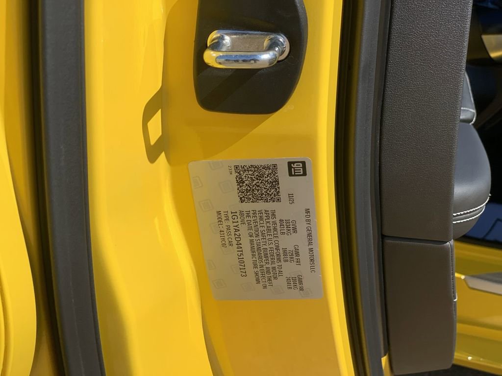 Used 2026 Chevrolet Corvette Stingray Coupe w/ Z51 Performance Package RWD image 29