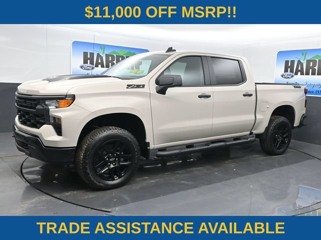 New 2026 Chevrolet Silverado 1500 Custom Trail Boss w/ Dark Appearance Package AWD/4WD image 1