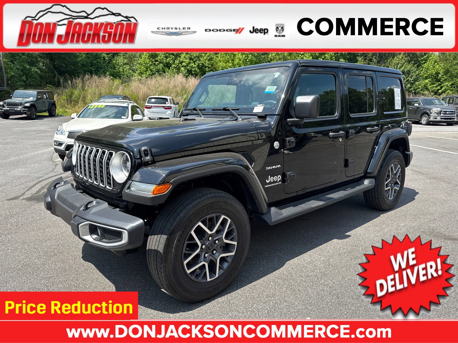 Used 2024 Jeep Wrangler Unlimited Sahara w/ Technology Group