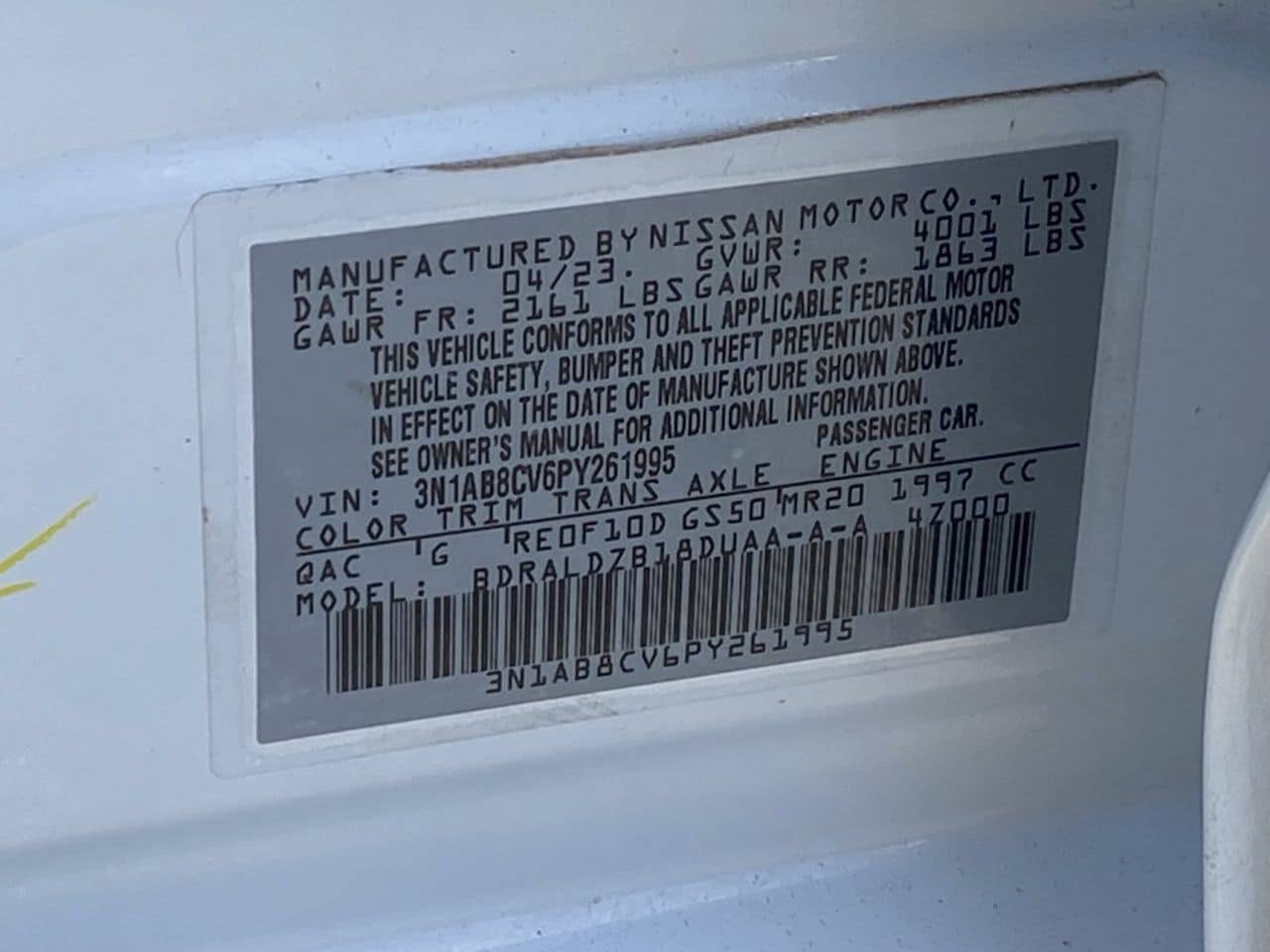 Certified 2023 Nissan Sentra SV w/ All-Weather Package FWD image 34