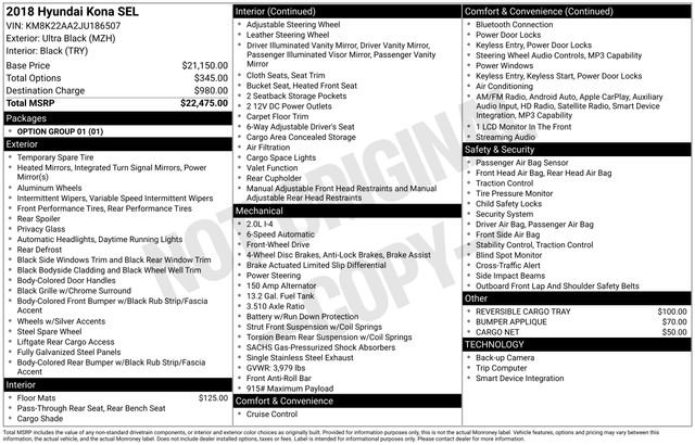 Used 2018 Hyundai Kona SEL FWD image 4