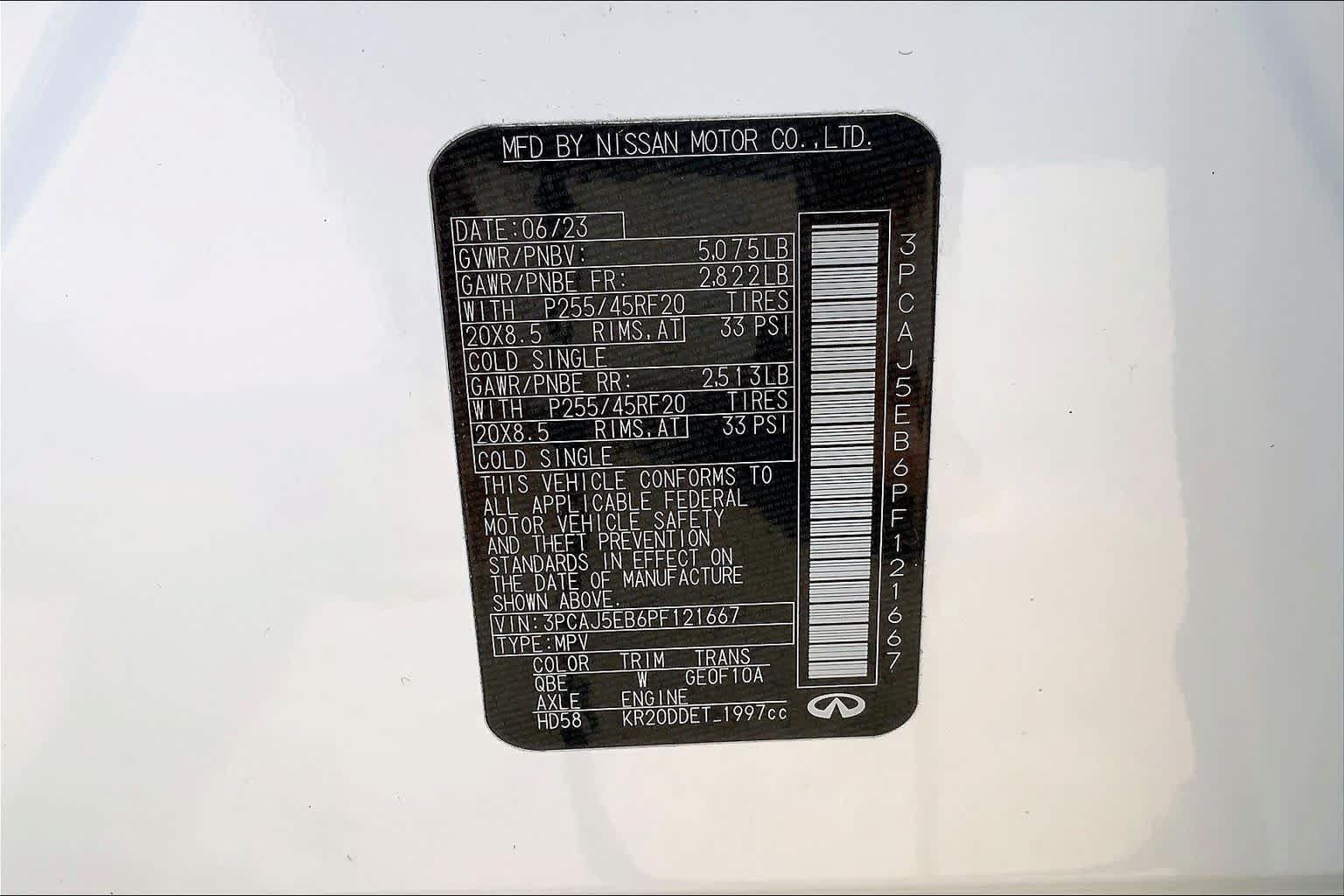 Used 2023 INFINITI QX50 Sensory AWD/4WD image 33
