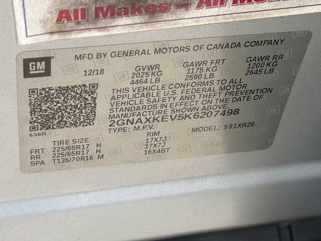 Used 2019 Chevrolet Equinox LT FWD image 35