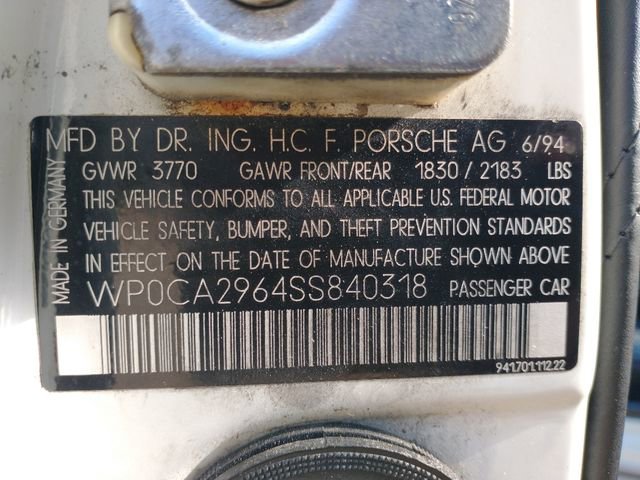 Used 1995 Porsche 968 Cabriolet image 36