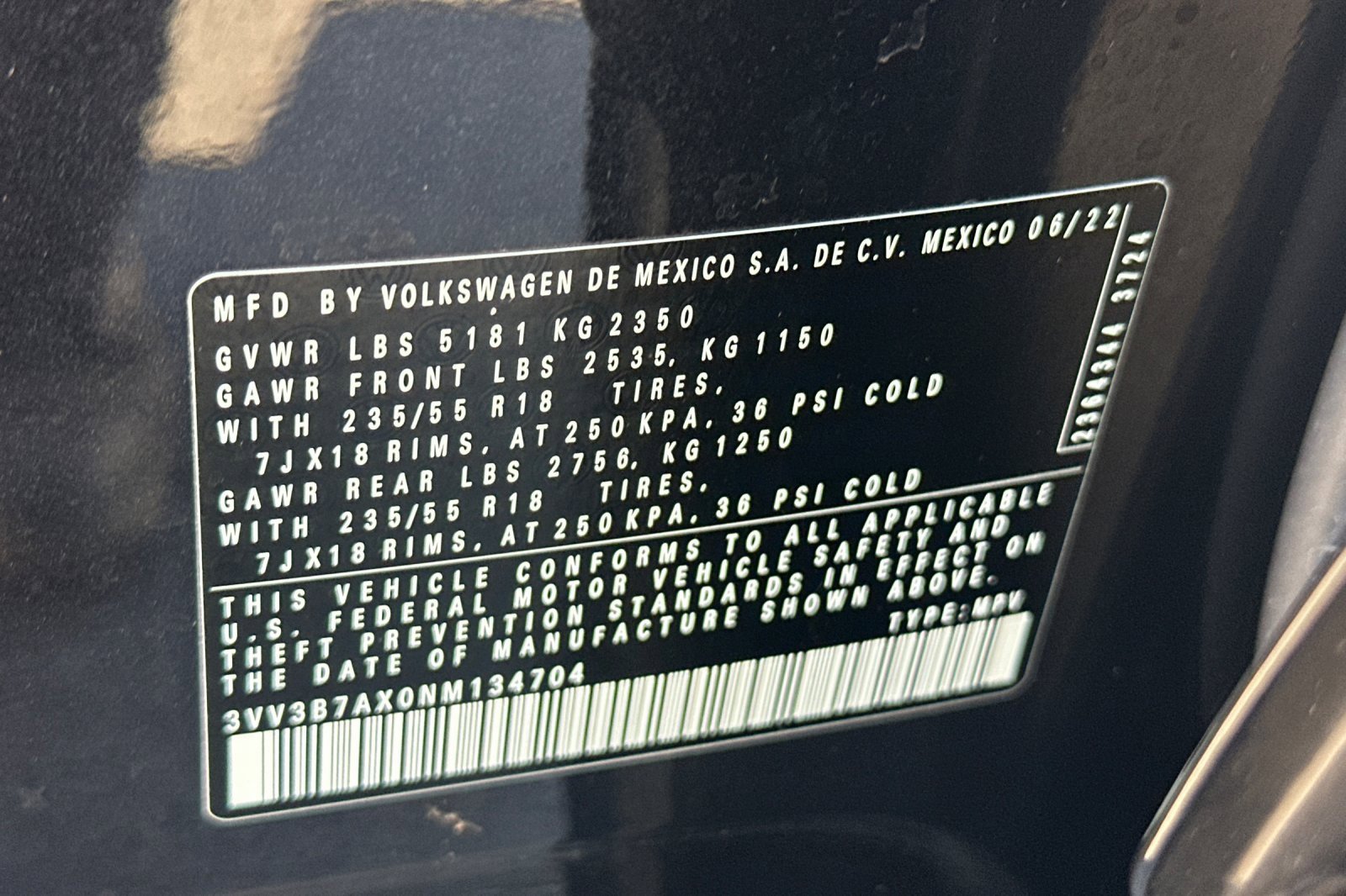 Used 2022 Volkswagen Tiguan SE image 31