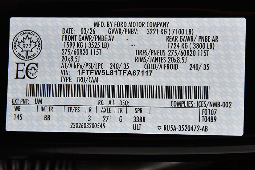 Used 2026 Ford F150 Lariat AWD/4WD image 16