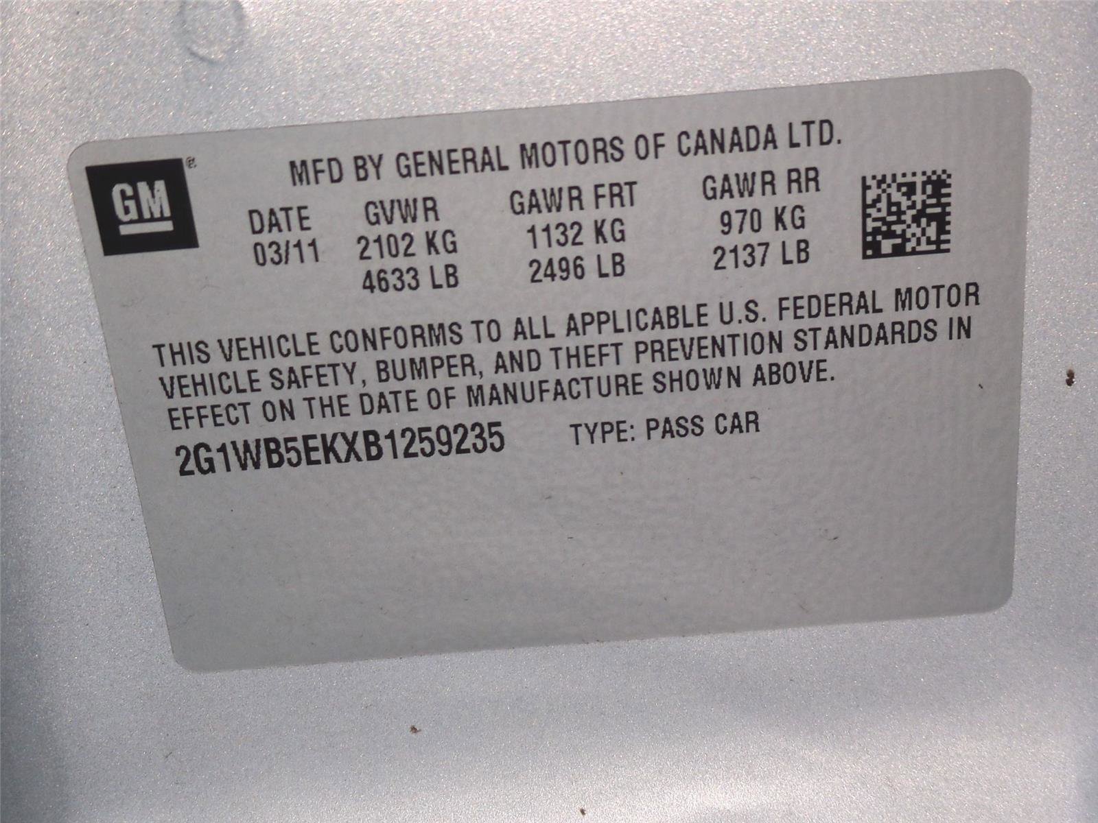 Used 2011 Chevrolet Impala LT w/ Luxury Edition Package image 23