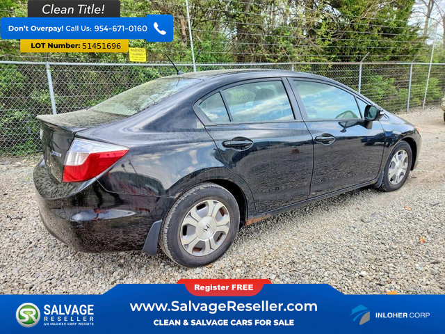 Used 2012 Honda Civic Hybrid Sedan image 4