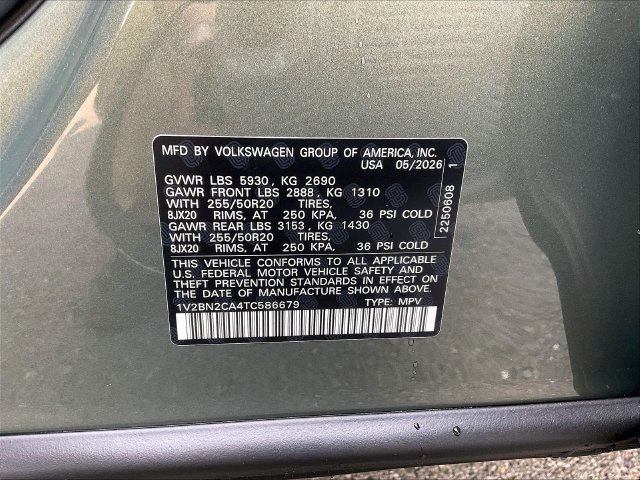 New 2026 Volkswagen Atlas SEL AWD/4WD image 10