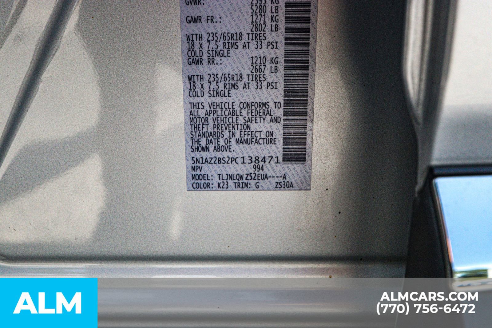 Used 2023 Nissan Murano SV AWD/4WD image 66