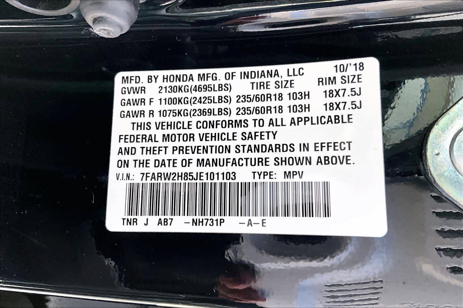 Used 2018 Honda CR-V EX-L image 35