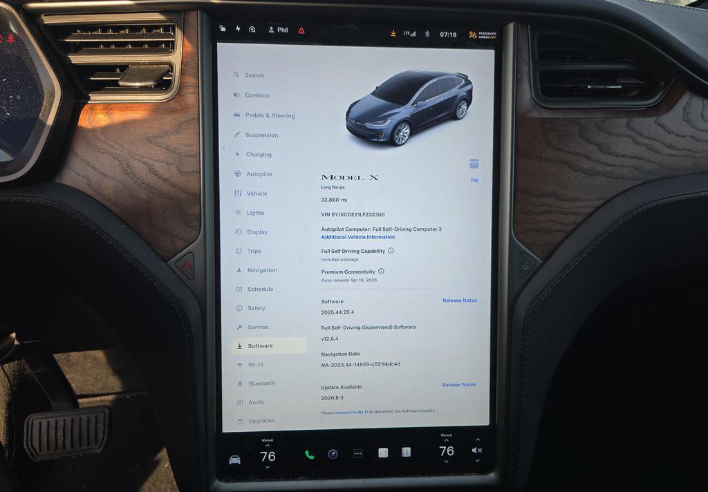 Used 2020 Tesla Model X Long Range AWD/4WD image 2