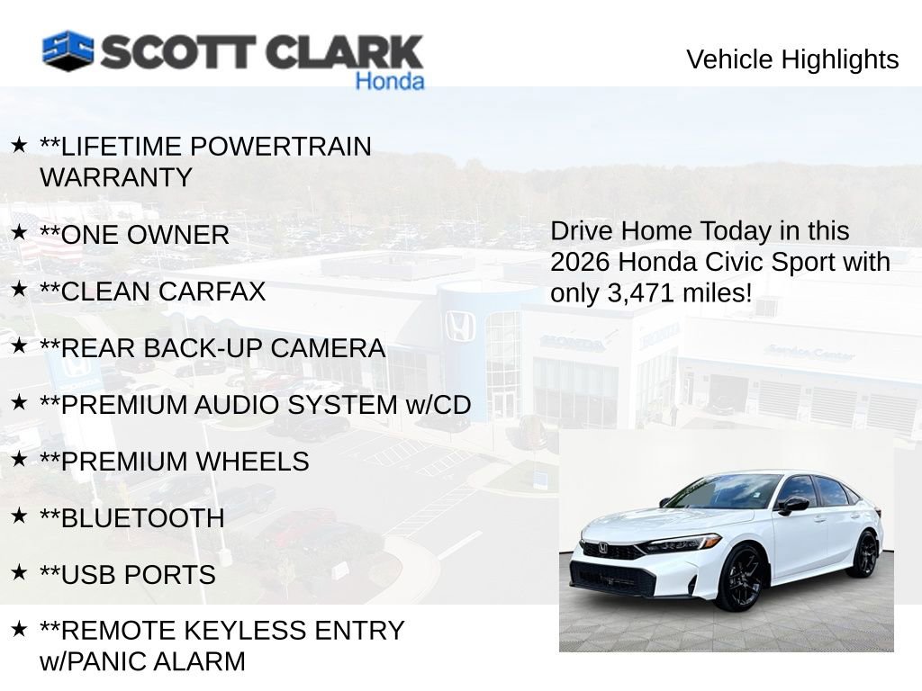 Used 2026 Honda Civic Sport image 11