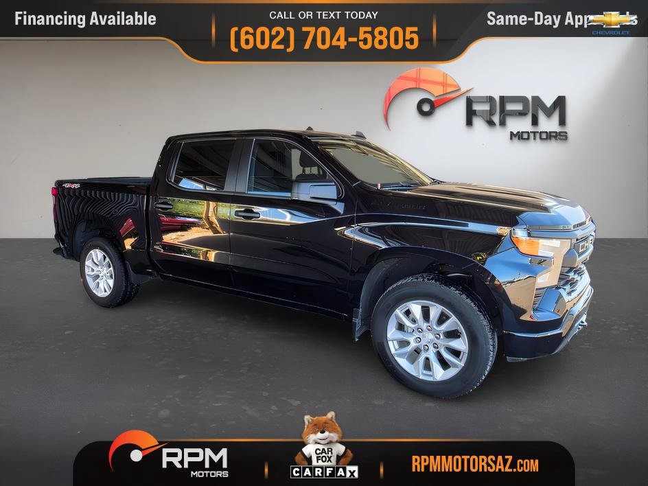 Used 2022 Chevrolet Silverado 1500 Custom w/ LPO, Dark Essentials Package AWD/4WD image 1