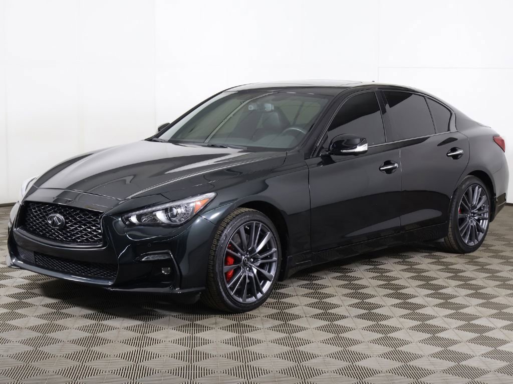 Used 2023 INFINITI Q50 Red Sport 400 w/ Black Opal Edition image 10