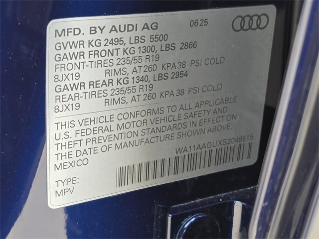 Certified 2025 Audi Q5 Premium w/ Convenience Package image 34
