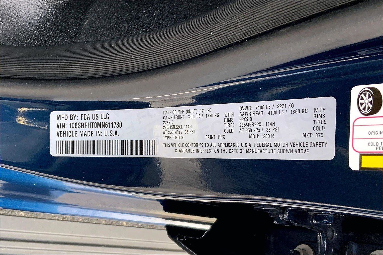 Used 2021 RAM 1500 Limited w/ Night Edition image 31