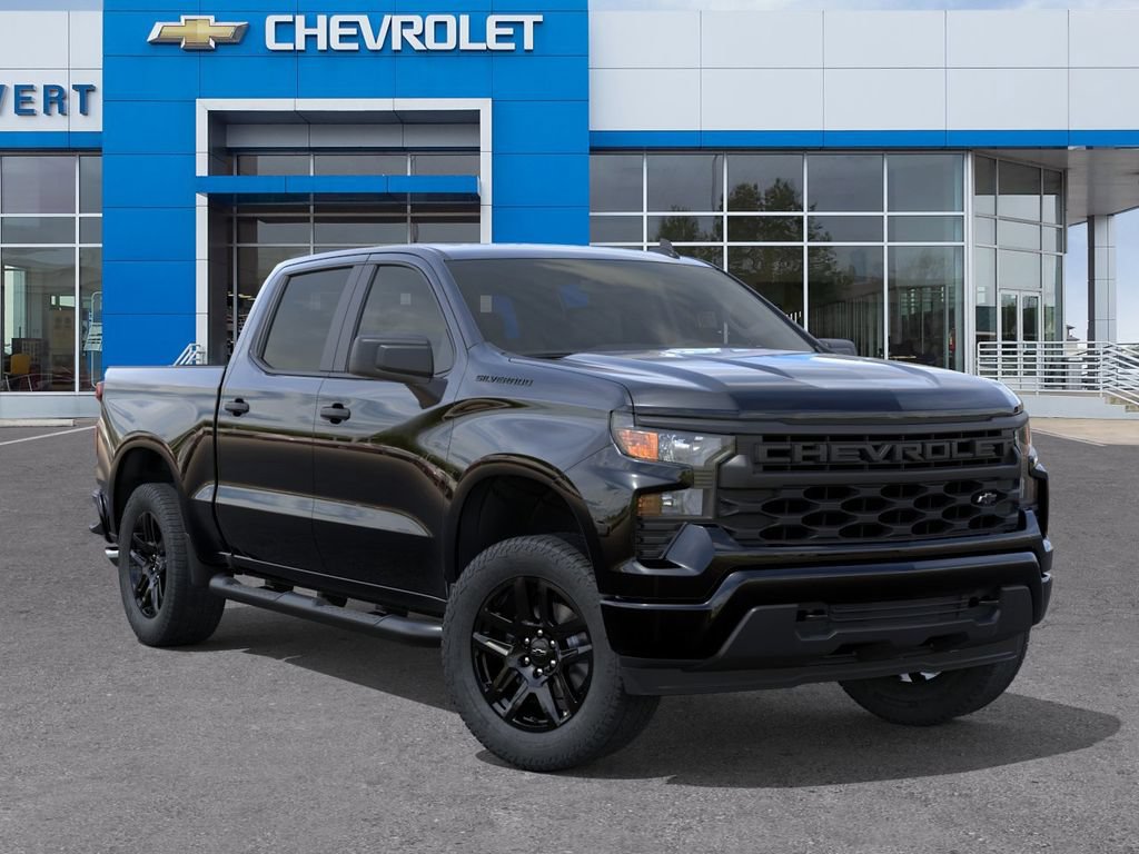 New 2026 Chevrolet Silverado 1500 Custom w/ Turbomax Blackout Package RWD image 7