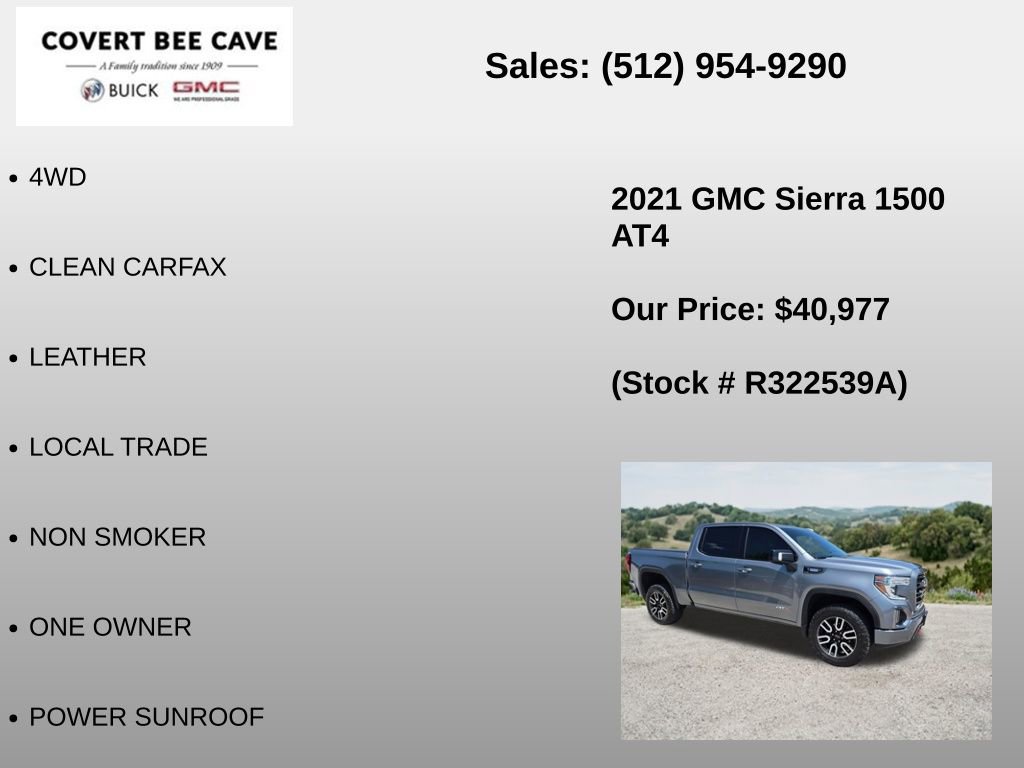 Used 2021 GMC Sierra 1500 AT4 w/ AT4 Value Package AWD/4WD image 6