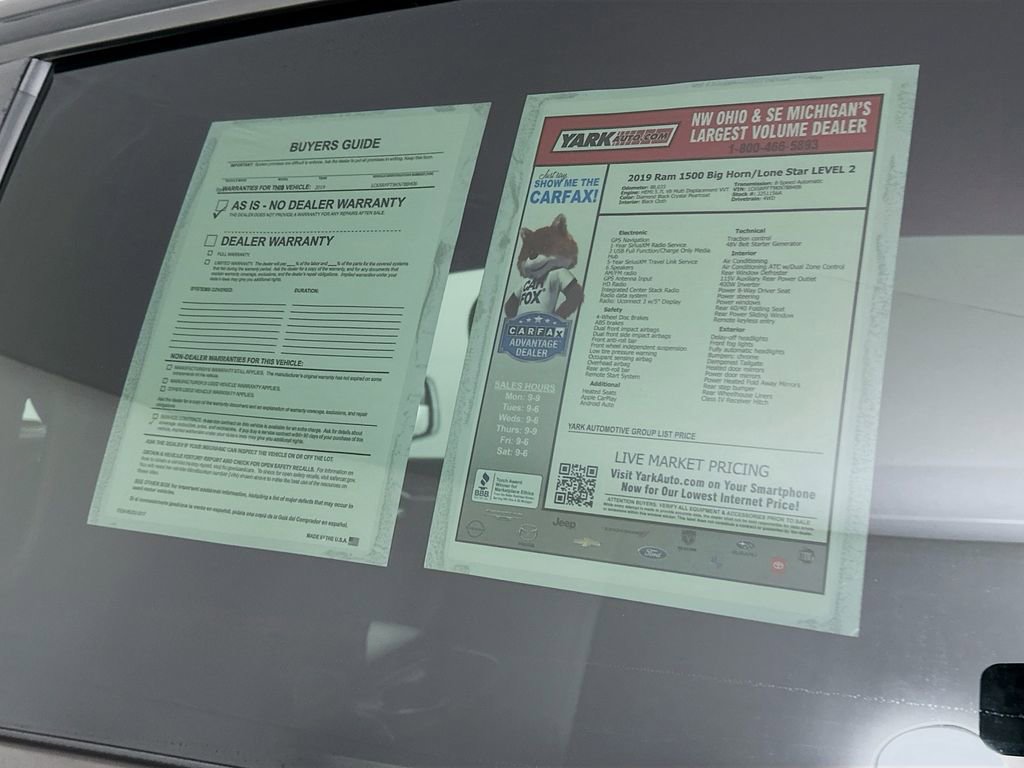 Certified 2019 RAM 1500 Big Horn image 14