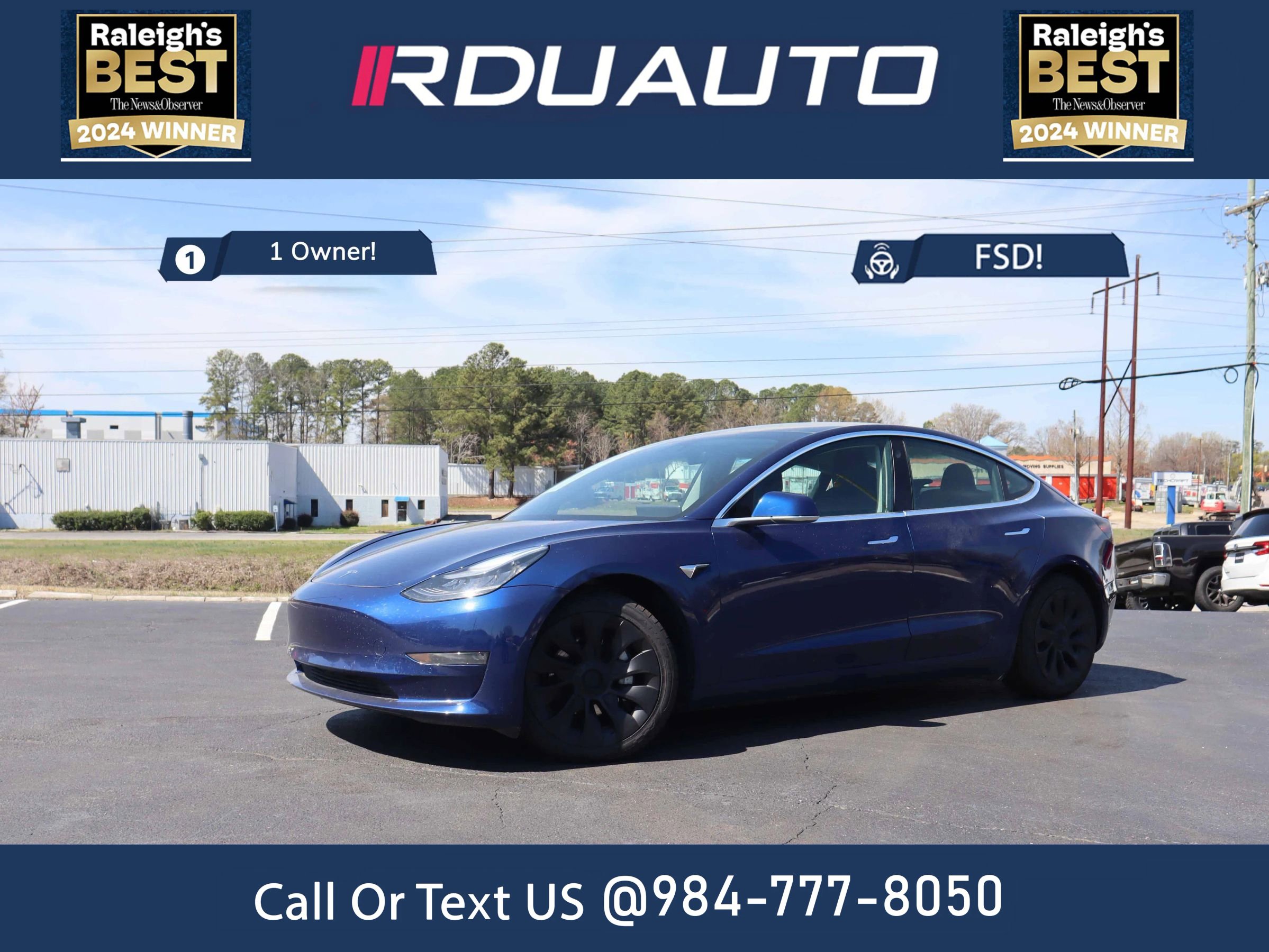 Used 2019 Tesla Model 3 Long Range image 1