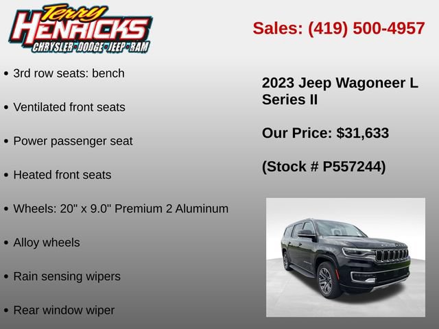 Used 2023 Jeep Wagoneer L Series II AWD/4WD image 36