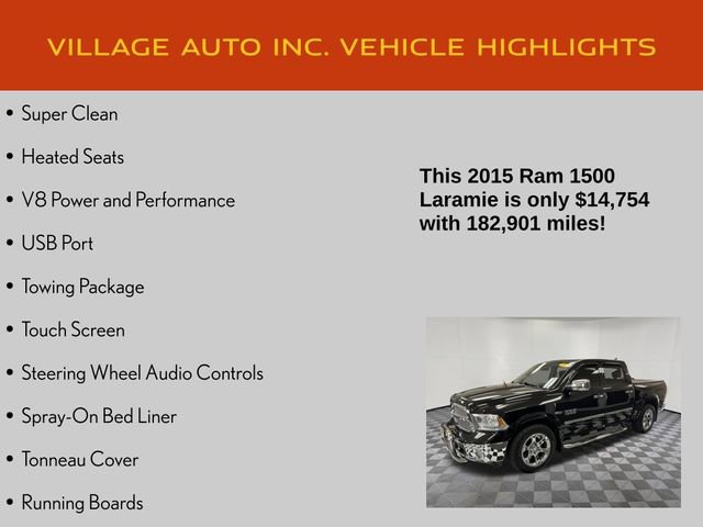 Used 2015 RAM 1500 Laramie w/ Convenience Group AWD/4WD image 7