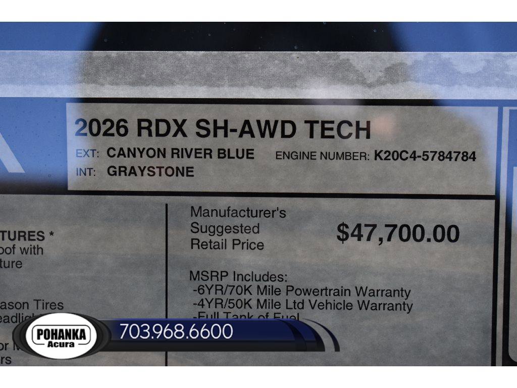 New 2026 Acura RDX w/ Technology Package AWD/4WD image 40