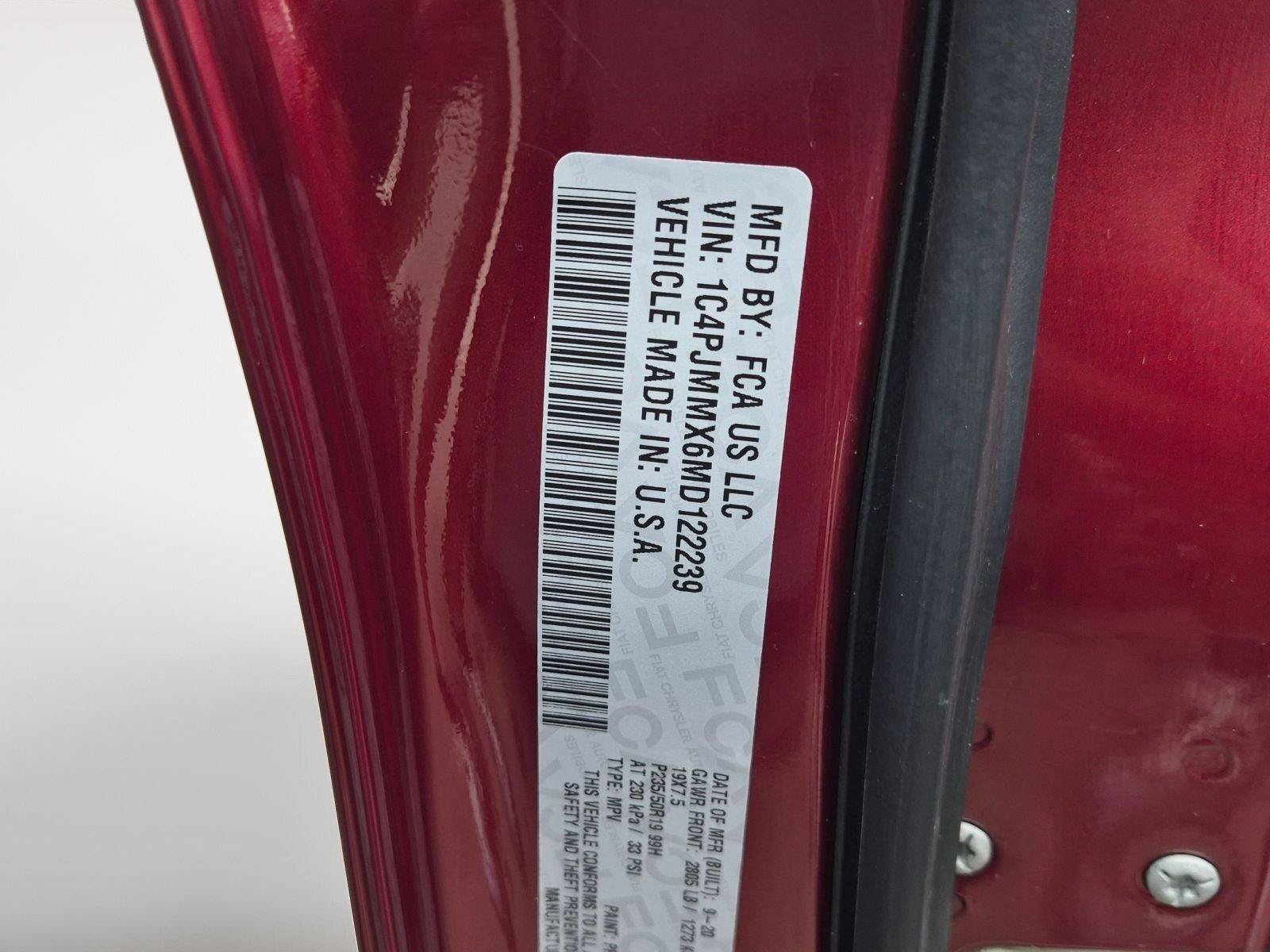 Certified 2021 Jeep Cherokee Latitude Lux 80th Anniv w/ Quick Order Package 26U 80TH AWD/4WD image 10