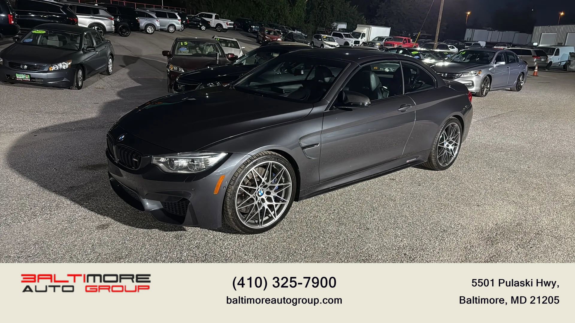 Used 2017 BMW M4 Convertible w/ Competition Package image 1