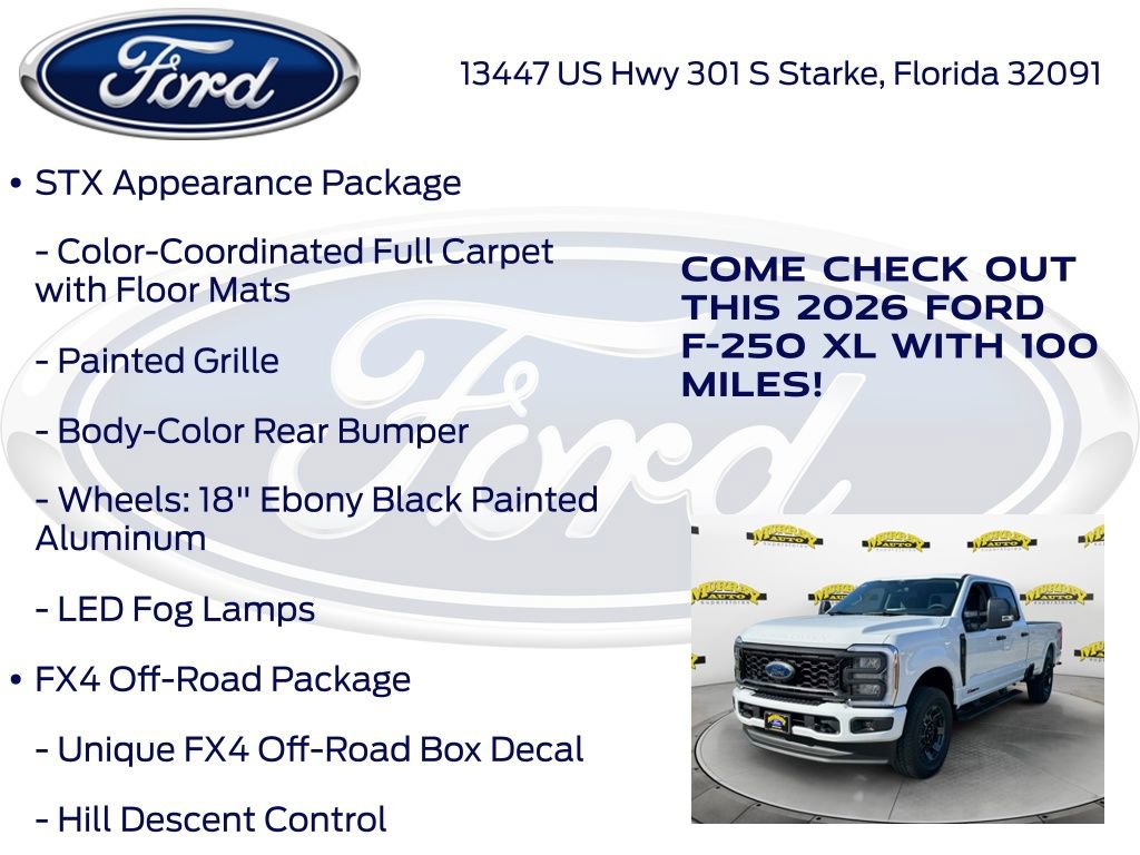 New 2026 Ford F250 XL w/ STX Appearance Package image 15