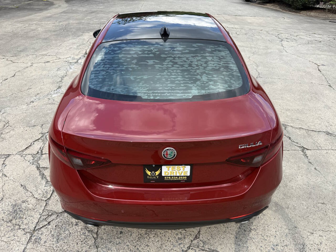 Used 2017 Alfa Romeo Giulia Ti w/ TI Lusso Light Wood Package RWD image 9
