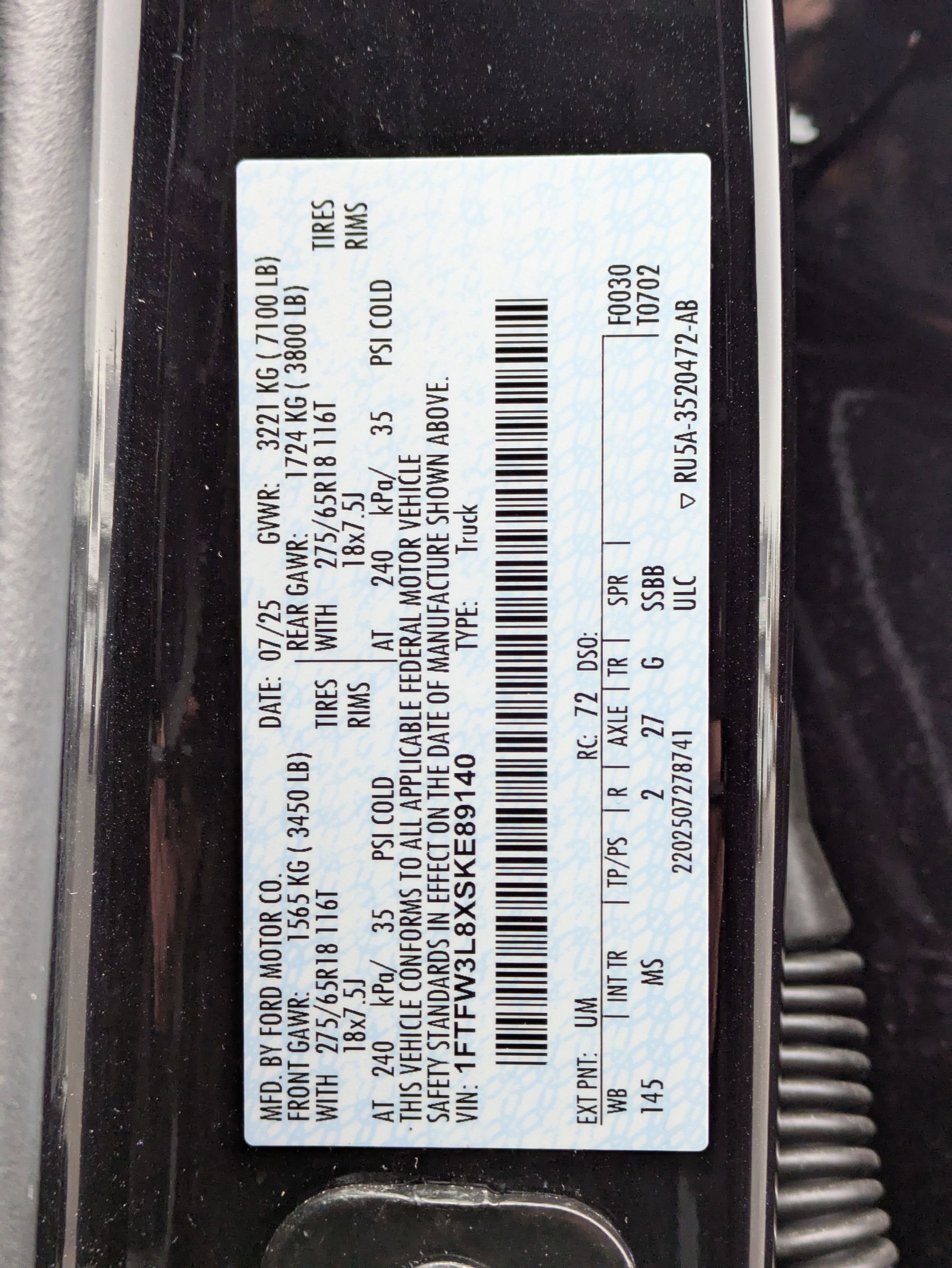 Used 2025 Ford F150 XLT w/ Equipment Group 301A Standard image 23