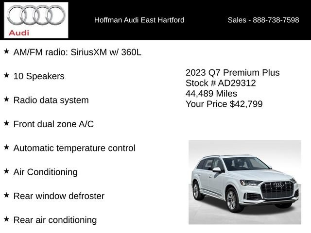 Used 2023 Audi Q7 3.0T Premium Plus w/ Premium Plus Package AWD/4WD image 18