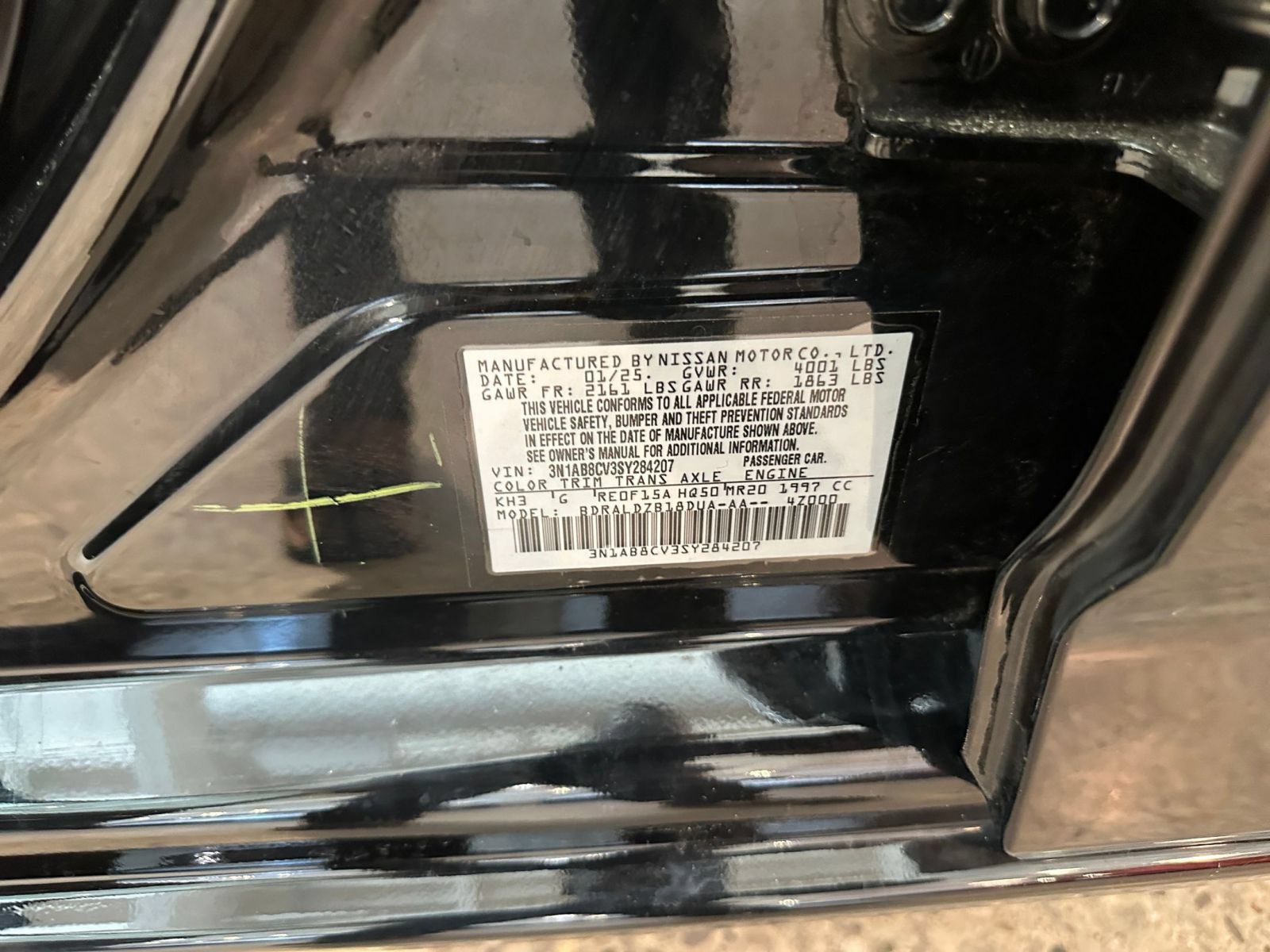 Used 2025 Nissan Sentra SV FWD image 23