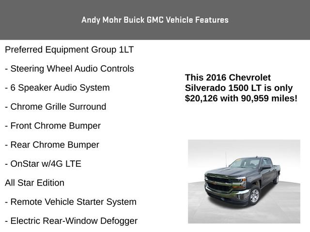 Used 2016 Chevrolet Silverado 1500 LT w/ All Star Edition AWD/4WD image 12