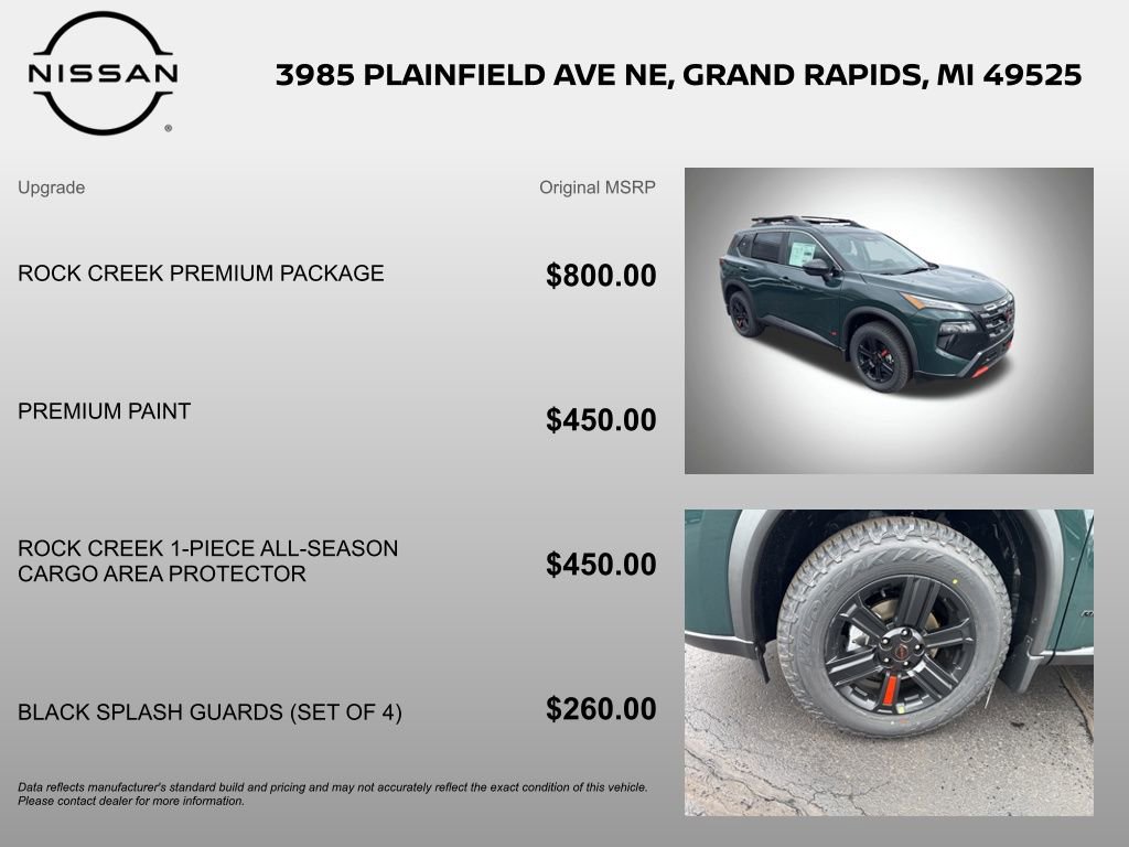 New 2026 Nissan Rogue Rock Creek w/ Rock Creek Premium Package image 6